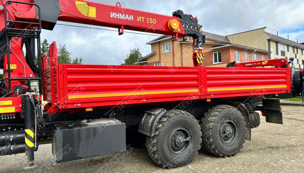 Автомобиль бортовой с КМУ Palfinger IT-150 на шасси Урал 4320-80 (Евро-5)