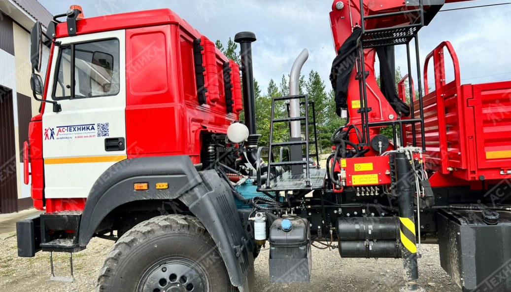 Автомобиль бортовой с КМУ Palfinger IT-150 на шасси Урал 4320-80 (Евро-5)