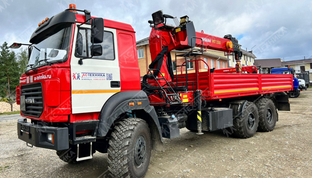 Автомобиль бортовой с КМУ Palfinger IT-150 на шасси Урал 4320-80 (Евро-5)