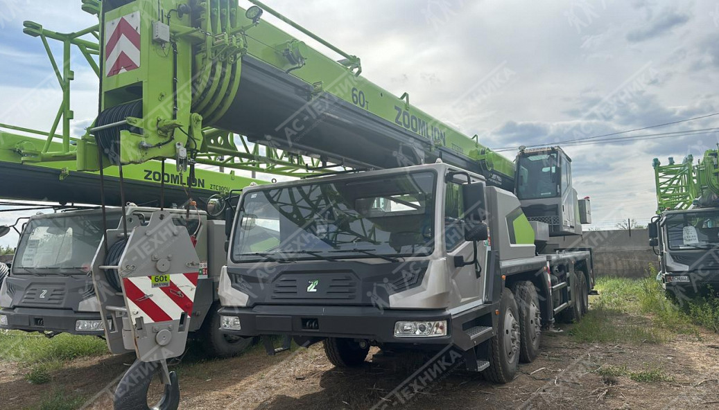 Автокран ZOOMLION ZTC600V, 8х4, 60 т