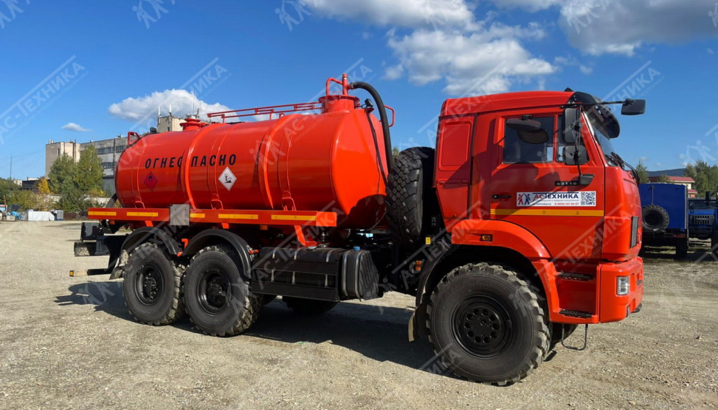 Автоцистерна АКН-10 на шасси КАМАЗ 43118-50 (насос PNR-124D)