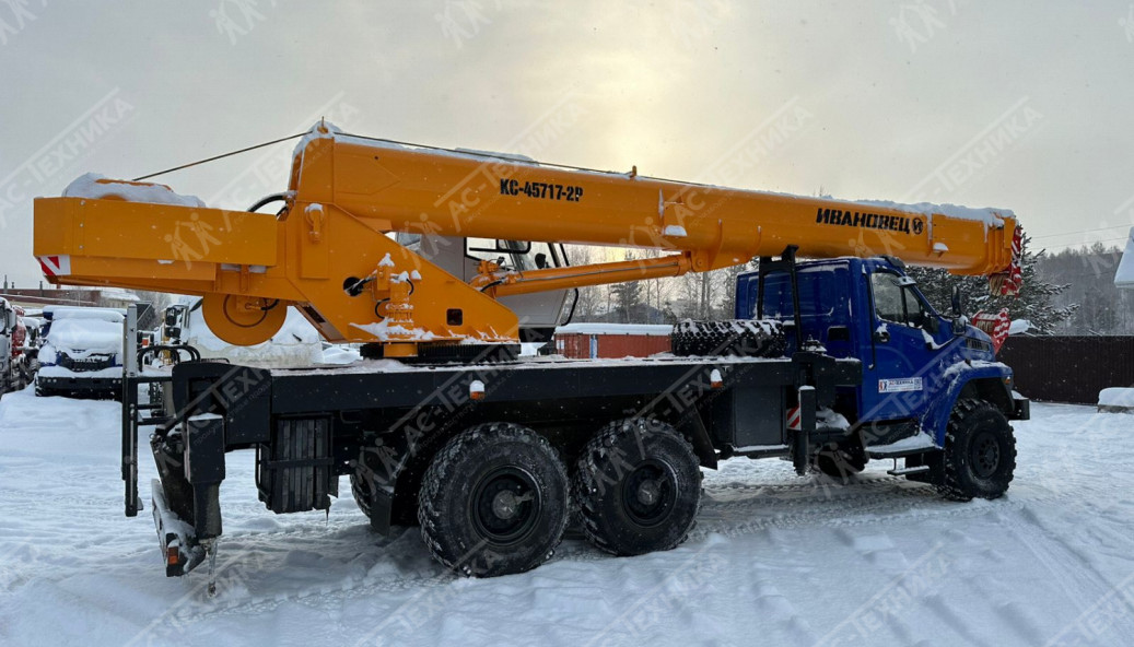 Автокран ИВАНОВЕЦ КС-45717-2Р на шасси УРАЛ NEXT (Евро-5)