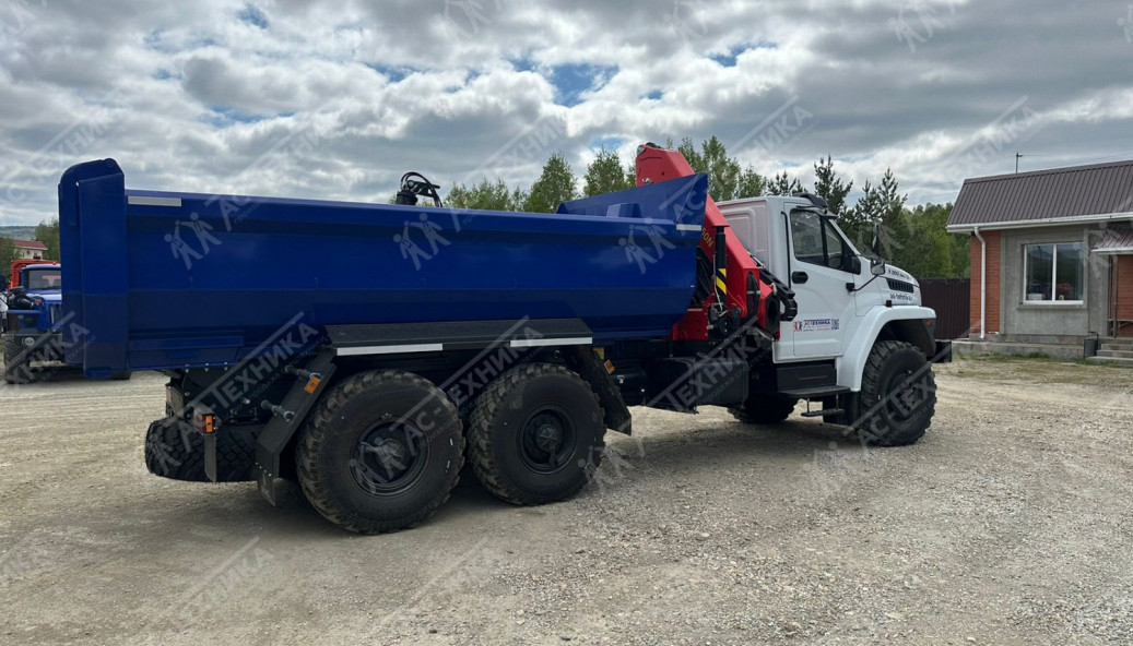 Самосвал с КМУ ИНМАН ИМ-150N на шасси Урал NEXT 4320-72Е5 (Евро-5)