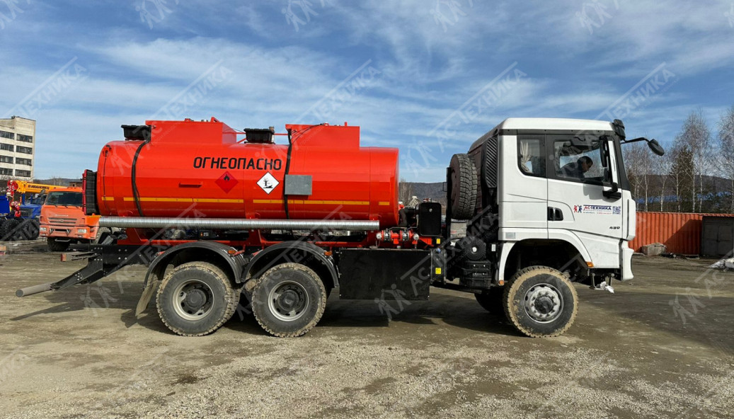 Автотопливозаправщик АТЗ-12 на SHACMAN X3000 6x6 (SX32586V385)