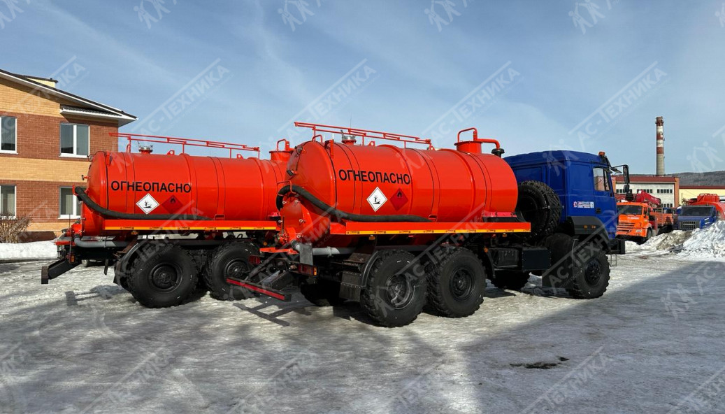 Автоцистерна АКН-10 на шасси УРАЛ 4320-80 (насос КО-510)