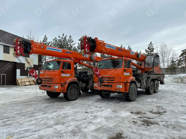 Автокран КЛИНЦЫ КС-55713-5К-4 на шасси КАМАЗ 43118-50 (Евро-5)