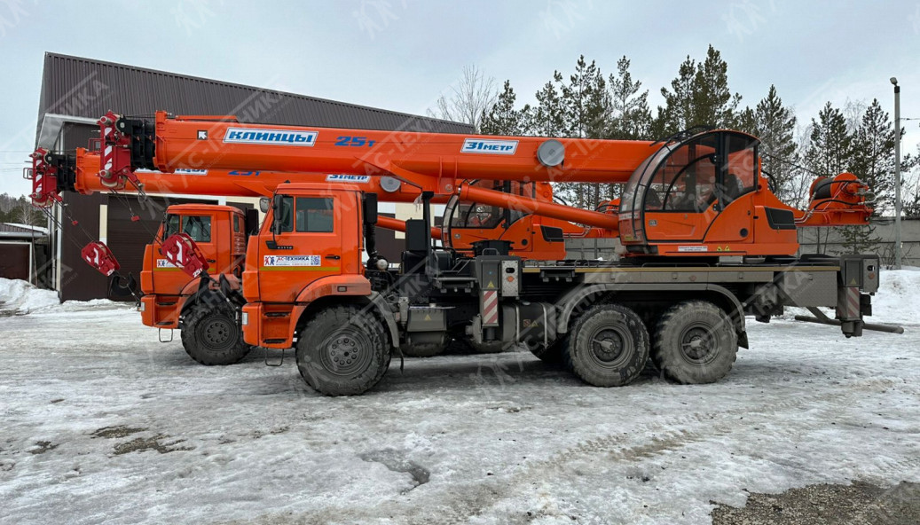 Автокран КЛИНЦЫ КС-55713-5К-4 на шасси КАМАЗ 43118-50 (Евро-5)