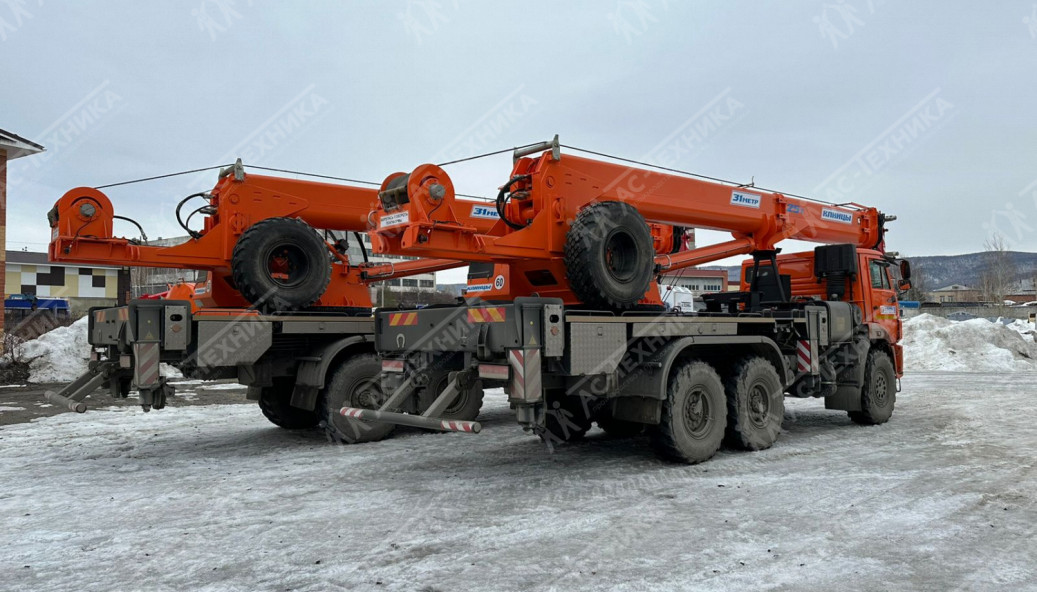 Автокран КЛИНЦЫ КС-55713-5К-4 на шасси КАМАЗ 43118-50 (Евро-5)