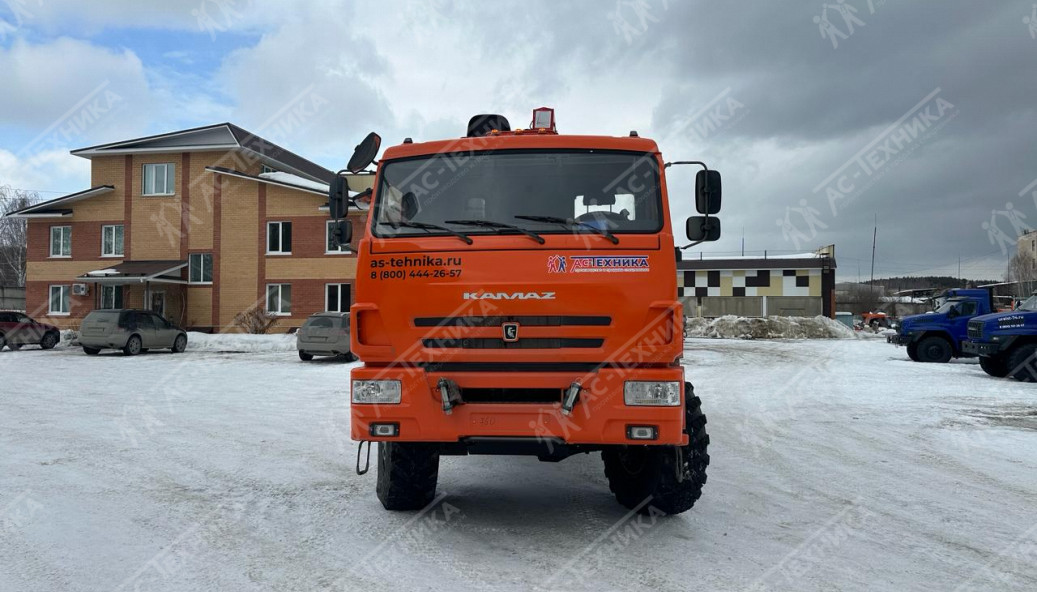 Автомобиль бортовой с КМУ Horyong HRS216 на шасси КАМАЗ 43118 (КПП КАМАЗ-154)