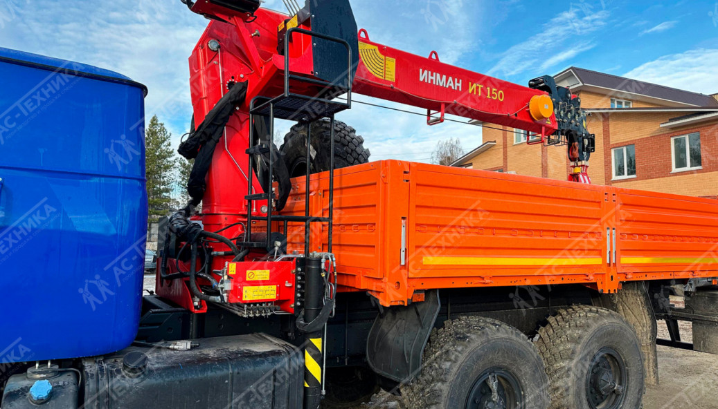 Автомобиль бортовой с КМУ ИНМАН ИТ-150 на шасси Урал 4320-60Е5 (Евро-5)