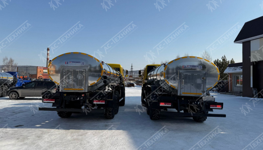 Автоцистерна пищевая АЦПТ 9.5м3 на шасси КамАЗ 43118-48 (Евро-5)