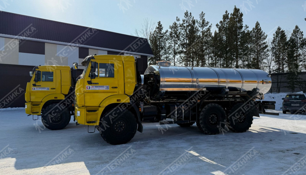 Автоцистерна пищевая АЦПТ 9.5м3 на шасси КамАЗ 43118-48 (Евро-5)
