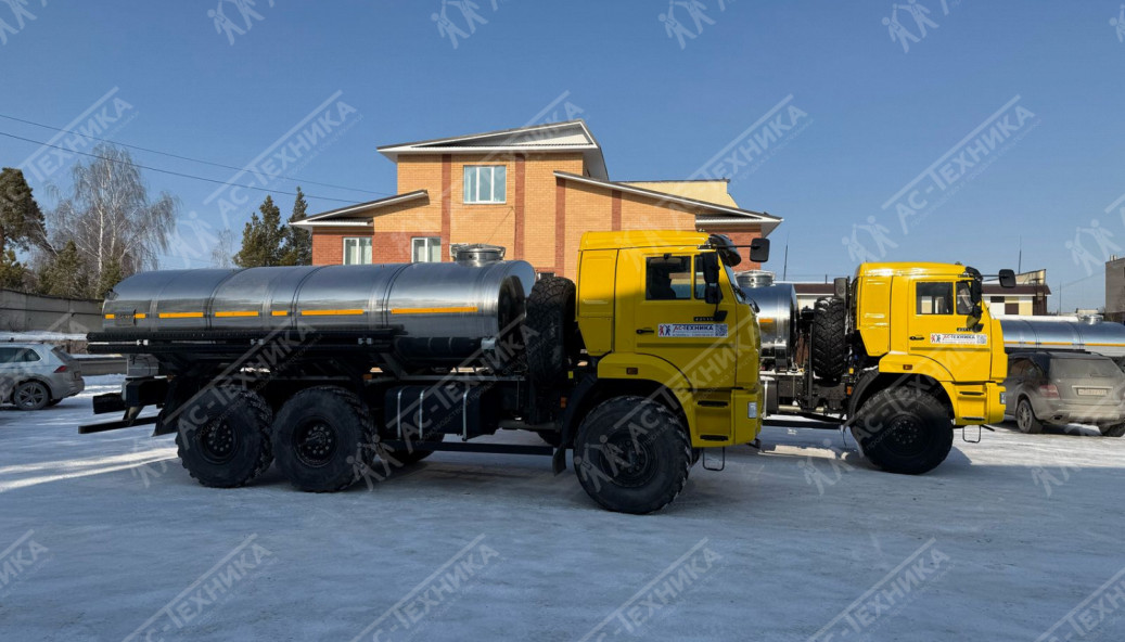 Автоцистерна пищевая АЦПТ 9.5м3 на шасси КамАЗ 43118-48 (Евро-5)