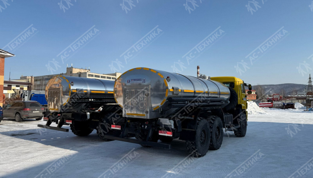 Автоцистерна пищевая АЦПТ 9.5м3 на шасси КамАЗ 43118-48 (Евро-5)