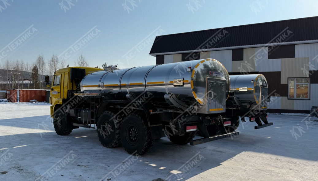 Автоцистерна пищевая АЦПТ 9.5м3 на шасси КамАЗ 43118-48 (Евро-5)