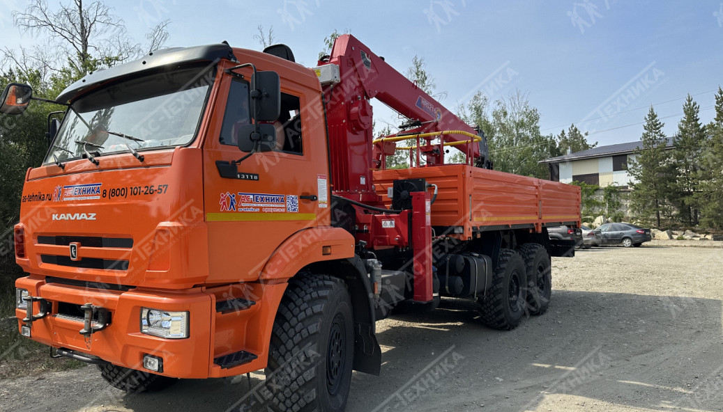 Автомобиль бортовой с КМУ Horyong HRS216 на шасси КАМАЗ 43118-50 (Евро-5)