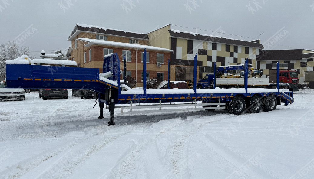 Полуприцеп-тяжеловоз 9179-0000030 (41 т, трапы уголковые)