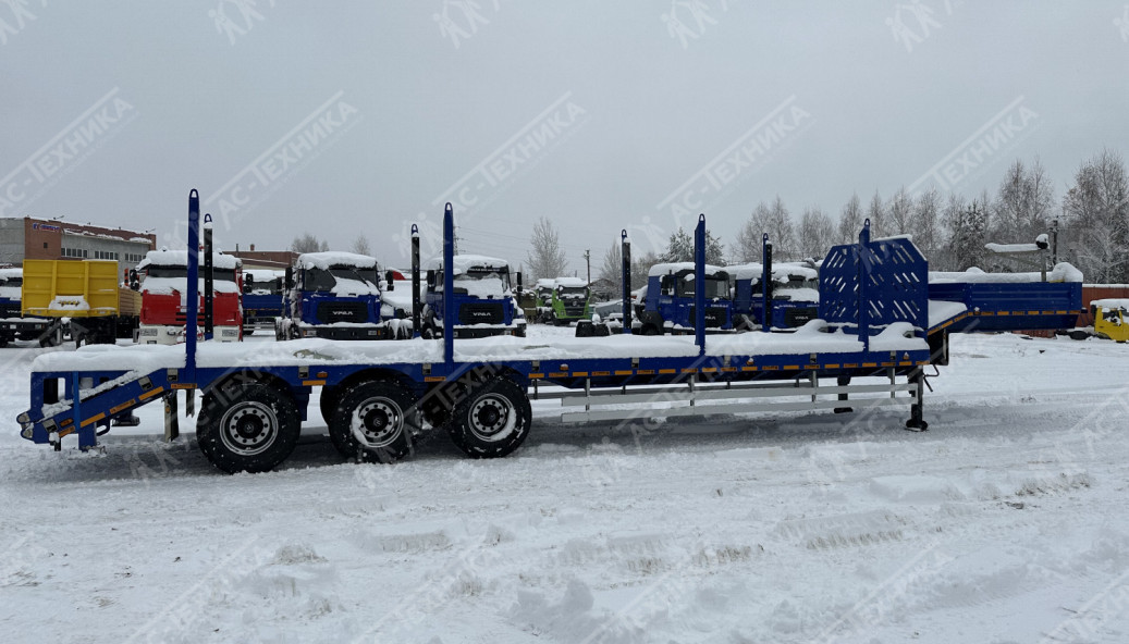 Полуприцеп-тяжеловоз 9179-0000030 (41 т, трапы уголковые)