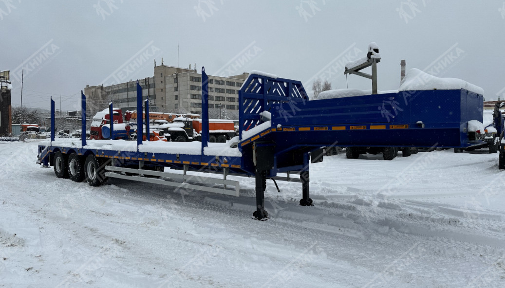 Полуприцеп-тяжеловоз 9179-0000030 (41 т, трапы уголковые)