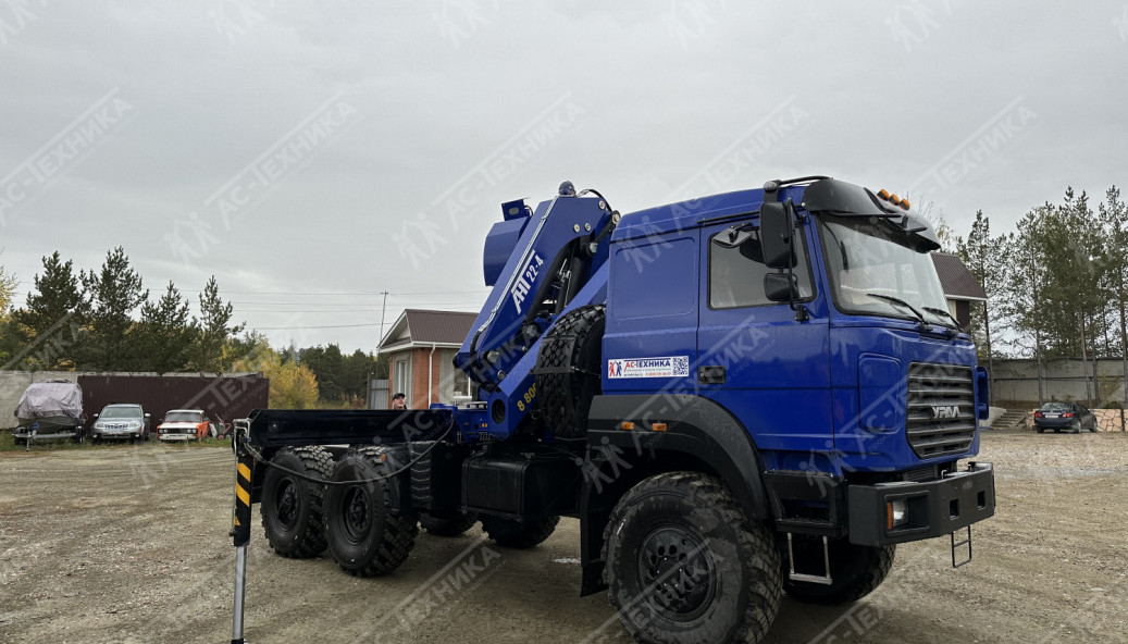 Седельный тягач Урал 44202-3511-82 с КМУ АНТ 22-4 (Евро-5)
