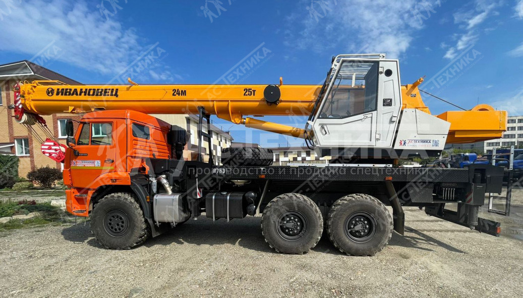 Автокран ИВАНОВЕЦ КС-45717К-3 на шасси КАМАЗ 43118-50 (Евро-5)
