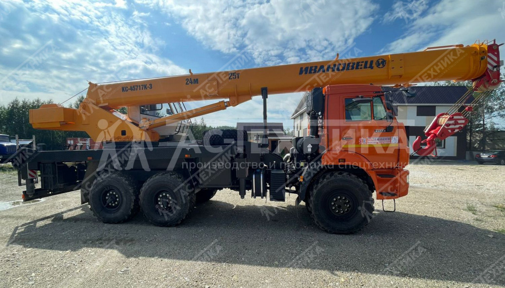 Автокран ИВАНОВЕЦ КС-45717К-3 на шасси КАМАЗ 43118-50 (Евро-5)