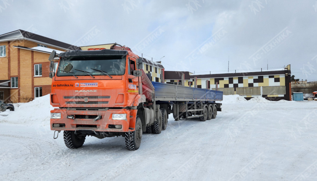 Седельный тягач КАМАЗ 65225-53 с КМУ Fassi F245A.0.22 (Евро-5)