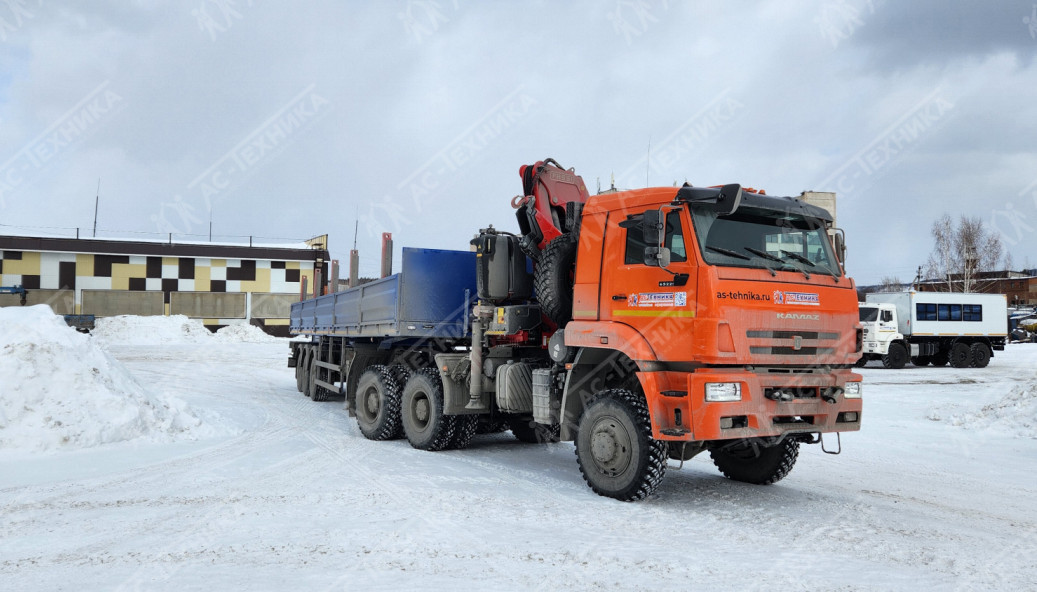 Седельный тягач КАМАЗ 65225-53 с КМУ Fassi F245A.0.22 (Евро-5)