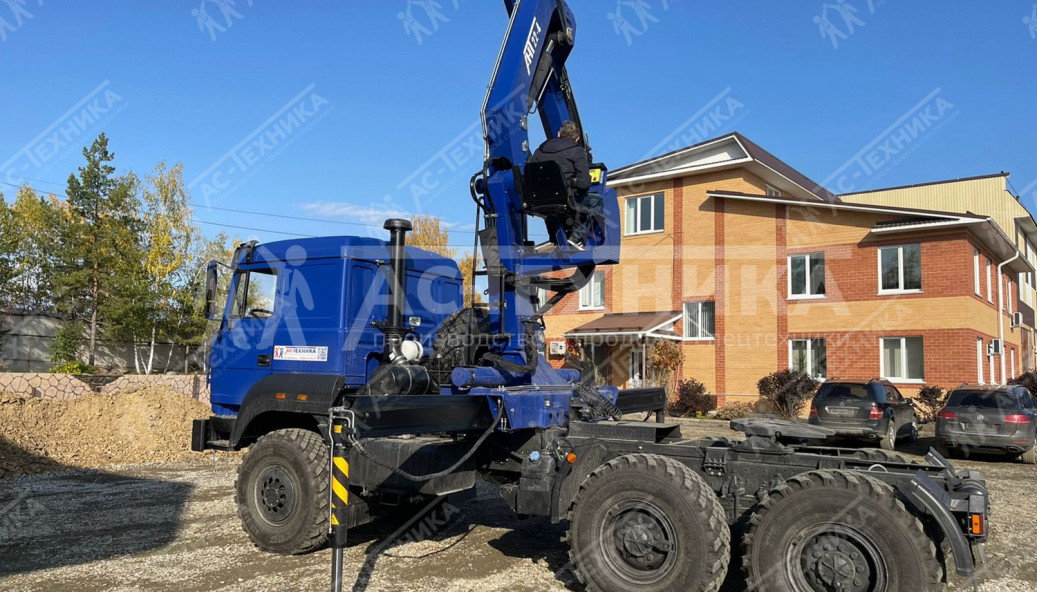 Седельный тягач Урал 44202-3511-82 с КМУ АНТ 22-4 (Евро-5)
