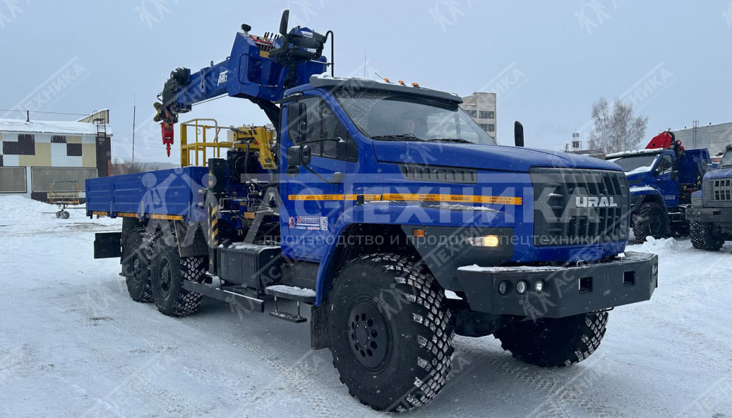 Автомобиль бортовой с КМУ АНТ 20-5ТЛ на шасси Урал NEXT 4320-72Е5Г38 (Евро-5)