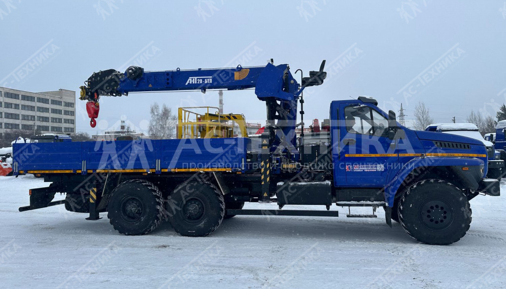 Автомобиль бортовой с КМУ АНТ 20-5ТЛ на шасси Урал NEXT 4320-72Е5Г38 (Евро-5)
