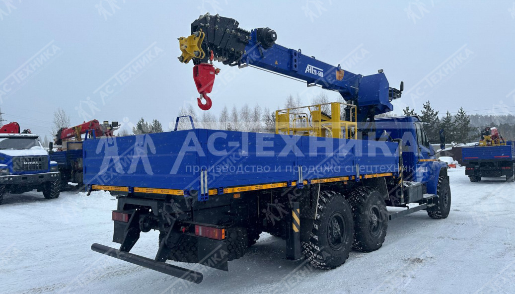 Автомобиль бортовой с КМУ АНТ 20-5ТЛ на шасси Урал NEXT 4320-72Е5Г38 (Евро-5)