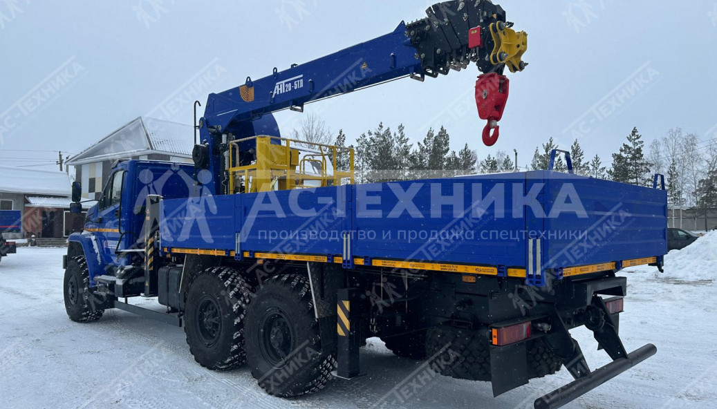 Автомобиль бортовой с КМУ АНТ 20-5ТЛ на шасси Урал NEXT 4320-72Е5Г38 (Евро-5)