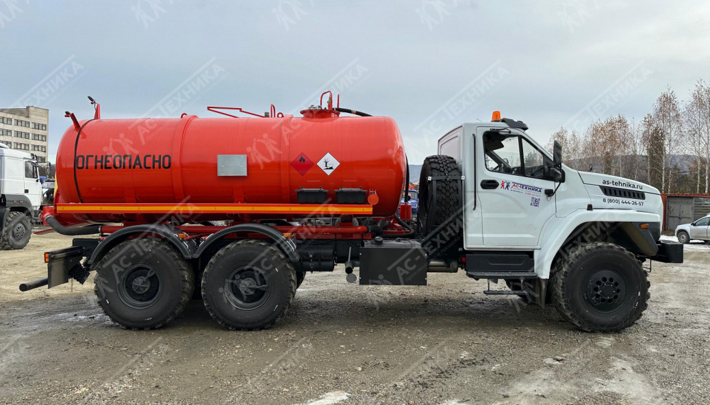 Автоцистерна АКН-10 на шасси Урал NEXT 4320-74Е5 (насос КО-505А)