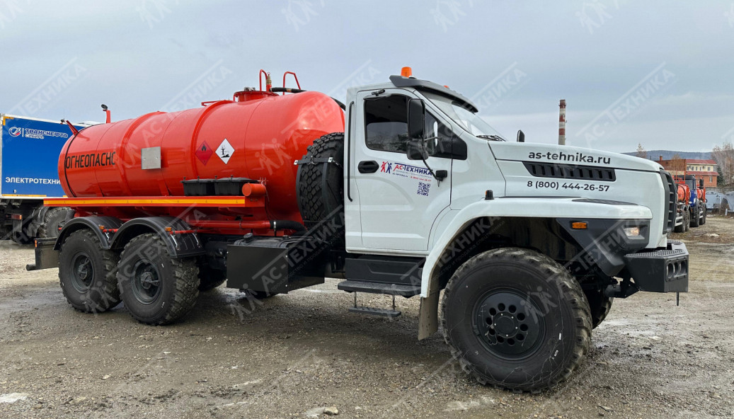 Автоцистерна АКН-10 на шасси Урал NEXT 4320-74Е5 (насос КО-505А)