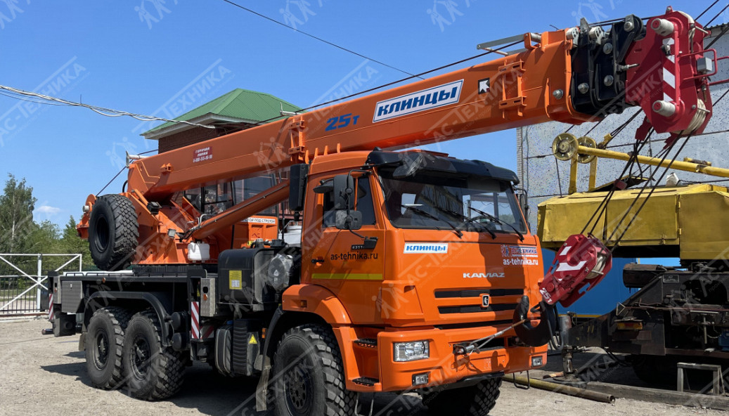 Автокран КЛИНЦЫ КС-55713-5К-4 на шасси КАМАЗ 43118-50 (КПП-154)
