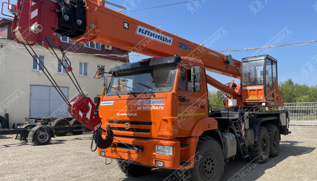Автокран КЛИНЦЫ КС-55713-5К-4 на шасси КАМАЗ 43118-50 (КПП-154)