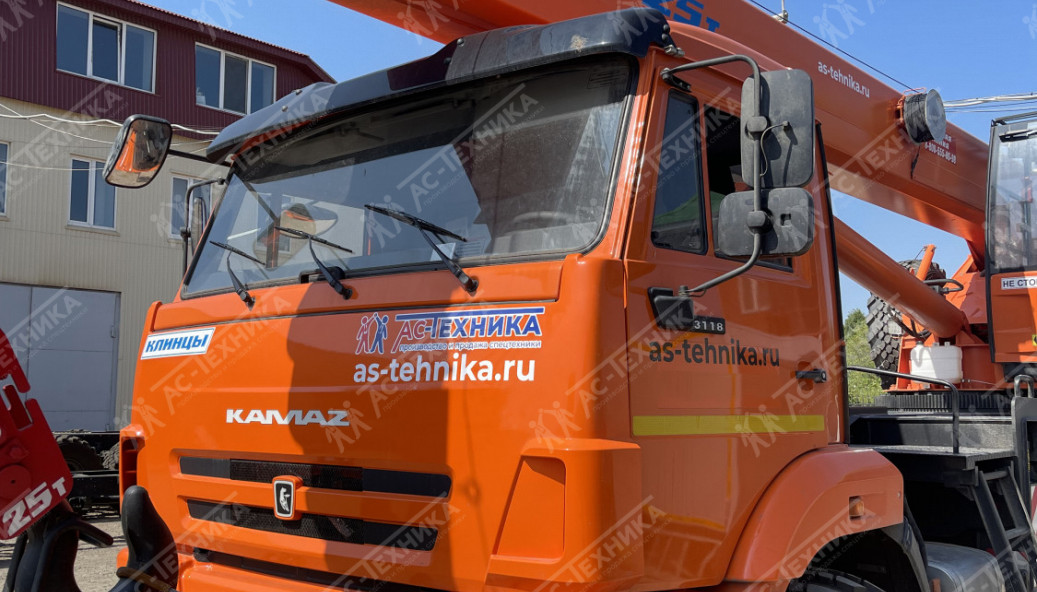 Автокран КЛИНЦЫ КС-55713-5К-4 на шасси КАМАЗ 43118-50 (КПП-154)