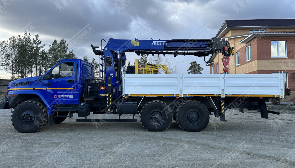 Автомобиль бортовой с КМУ АНТ 20-5ТЛ на шасси Урал NEXT 4320-6951-74Е5Г38 (Евро-5)