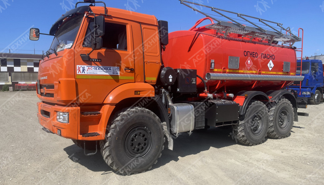 Автотопливозаправщик АТЗ-10 на шасси КАМАЗ 43118-50 (КПП ZF9)