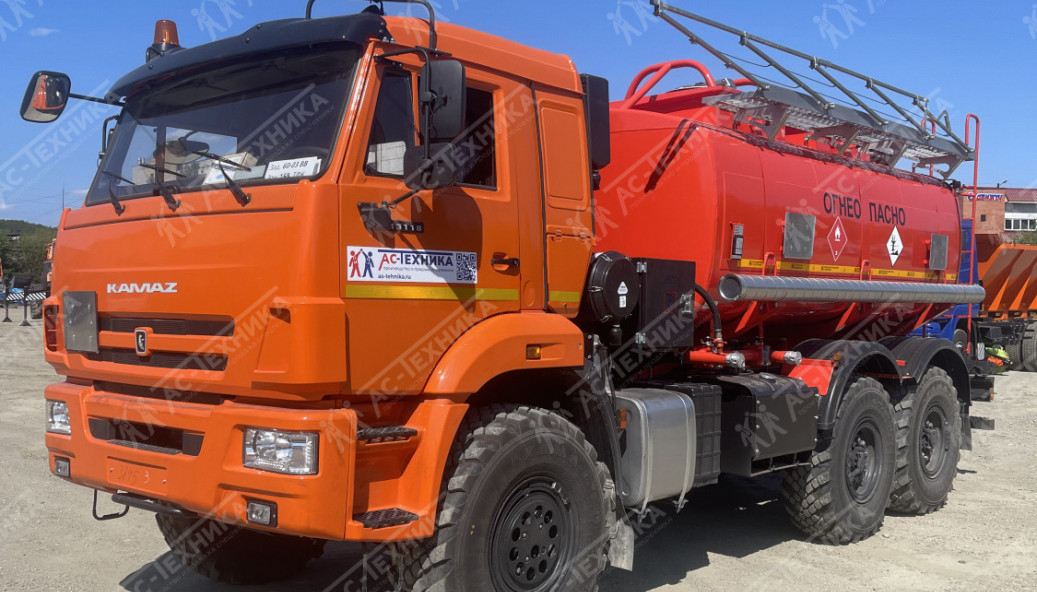 Автотопливозаправщик АТЗ-10 на шасси КАМАЗ 43118-50 (КПП ZF9)