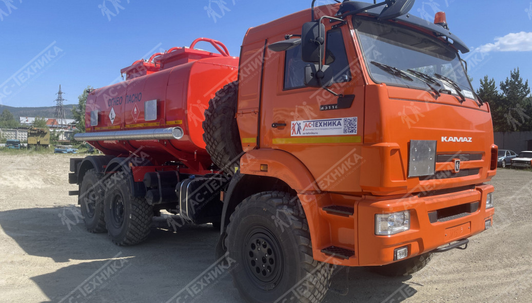 Автотопливозаправщик АТЗ-10 на шасси КАМАЗ 43118-50 (КПП ZF9)