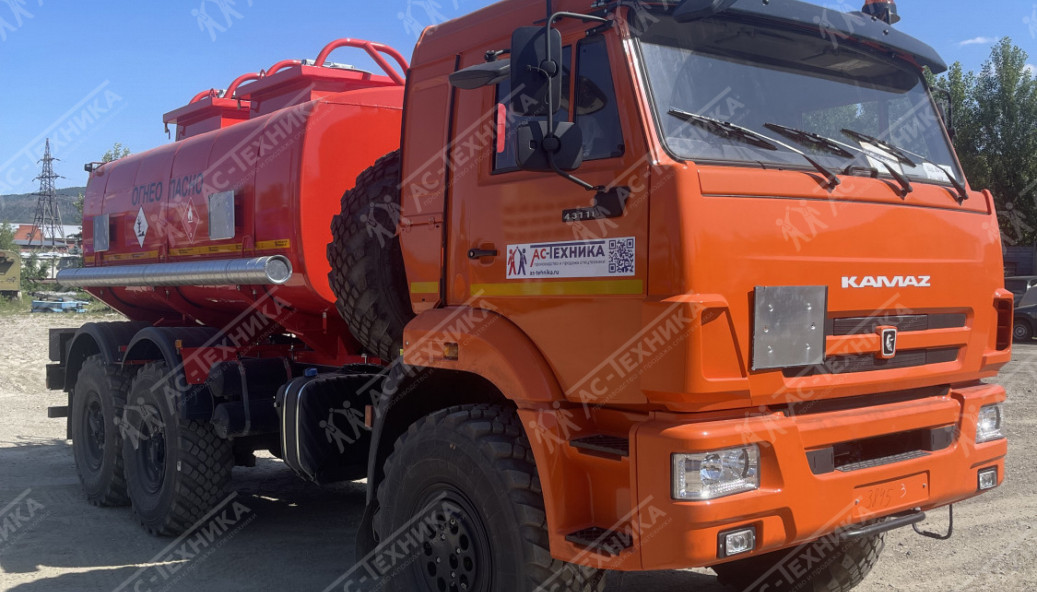 Автотопливозаправщик АТЗ-10 на шасси КАМАЗ 43118-50 (КПП ZF9)