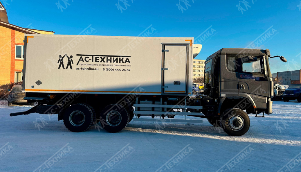 Изотермический автофургон на шасси SHACMAN X3000 6x6 (SX32586V385)