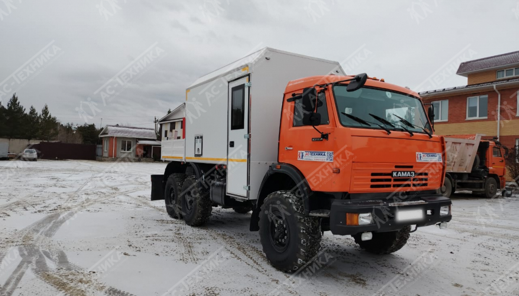 ПАРМ (с грузовой платформой) на давальческом шасси КАМАЗ 43114