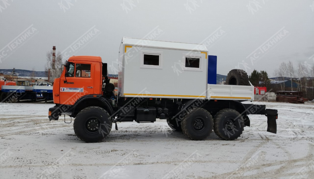 ПАРМ (с грузовой платформой) на давальческом шасси КАМАЗ 43114