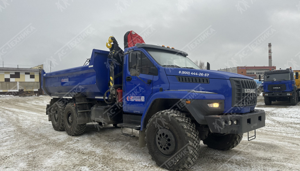 Самосвал с КМУ ИНМАН ИМ-150N на шасси Урал NEXT 4320-6951-74Е5Г38 (Евро-5)