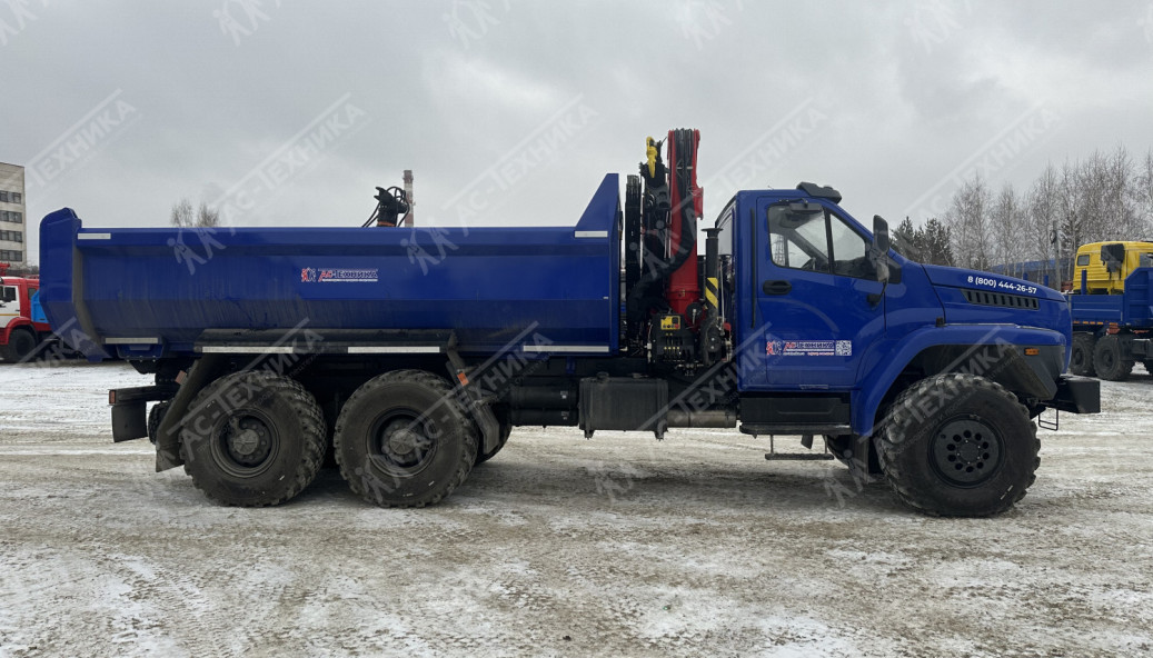 Самосвал с КМУ ИНМАН ИМ-150N на шасси Урал NEXT 4320-6951-74Е5Г38 (Евро-5)