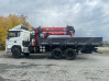 Автомобиль бортовой с КМУ Инман ИТ-150 на шасси SHACMAN SX32586V385