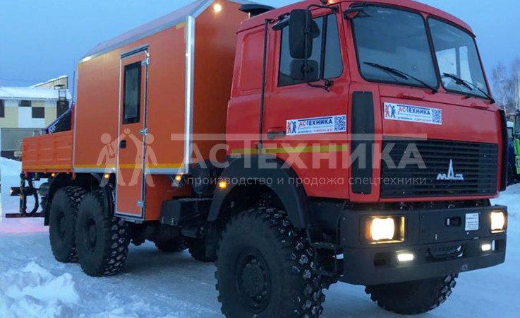 АРОК с КМУ АНТ-7,5-2 на шасси МАЗ-651727-310-050Р1 (Евро-2)
